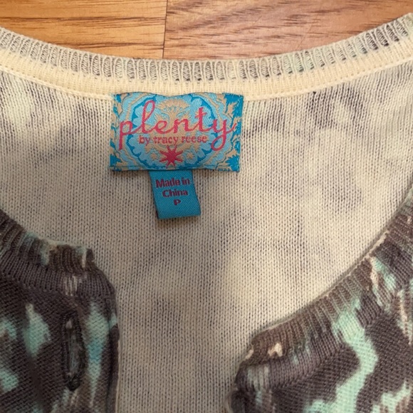 Leopard cardigan with black buttons size XS - Picture 4 of 6